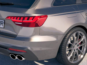Audi S4 Avant 2020 3D Model