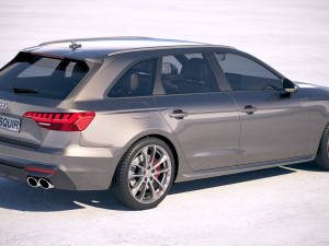 Audi S4 Avant 2020 3Dモデル