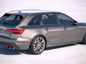 Audi S4 Avant 2020 3D Model