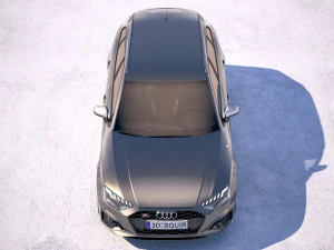 Audi S4 Avant 2020 3D Model