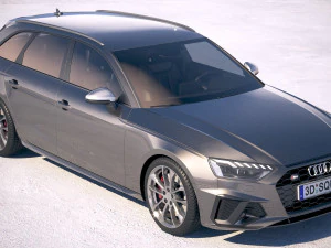 Audi S4 Avant 2020 3D Model