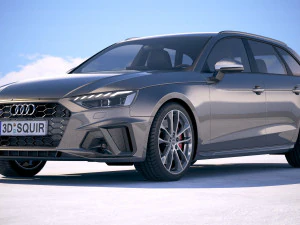 Audi S4 Avant 2020 3D Model