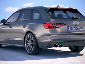 Audi S4 Avant 2020 3D Model