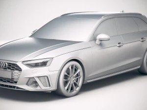Audi S4 Avant 2020 3D Model