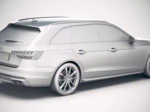 Audi S4 Avant 2020 3D Model
