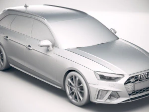 Audi S4 Avant 2020 3D Model