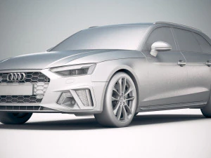 Audi S4 Avant 2020 3D Model