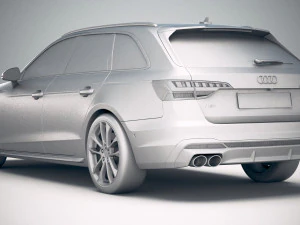 Audi S4 Avant 2020 3D Model