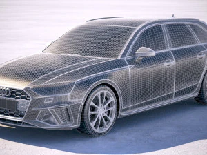 Audi S4 Avant 2020 3D Model