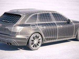 Audi S4 Avant 2020 3D Model