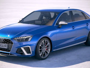 Audi S4 Sedan 2020 3D Model