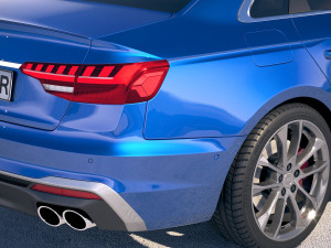 Audi S4 Sedan 2020 3D Model