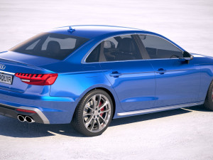 Audi S4 Sedan 2020 3D Model