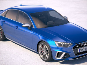Audi S4 Sedan 2020 3D Model