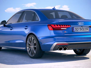 Audi S4 Sedan 2020 3D Model