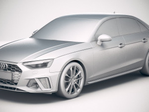 Audi S4 Sedan 2020 3D Model