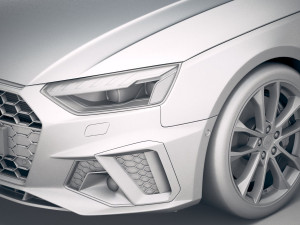 Audi S4 Sedan 2020 3D Model