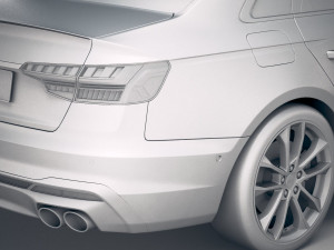 Audi S4 Sedan 2020 3D Model