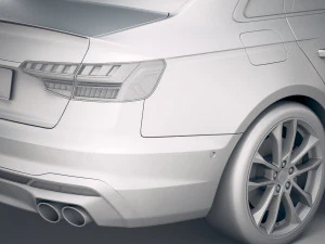 Audi S4 Sedan 2020 3D Model