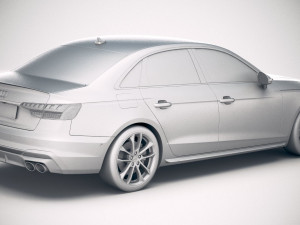 Audi S4 Sedan 2020 3D Model