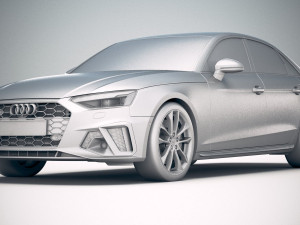 Audi S4 Sedan 2020 3D Model