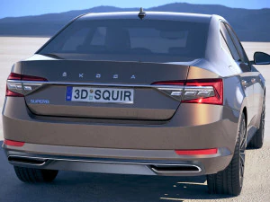 Skoda Superb 2020 3D Model