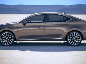 Skoda Superb 2020 3D Model
