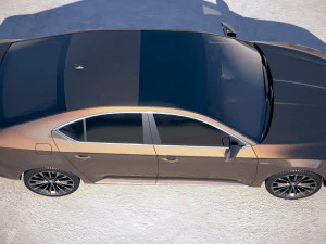 Skoda Superb 2020 3D Model