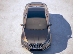 Skoda Superb 2020 3D Model