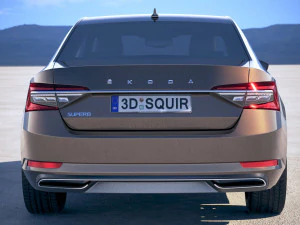 Skoda Superb 2020 3D Model