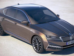 Skoda Superb 2020 3D Model