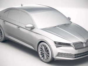 Skoda Superb 2020 3D Model