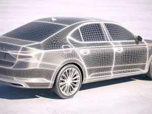 Skoda Superb 2020 3D Model