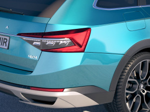 Skoda Superb Scout 2020 3D मॉडल