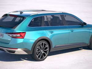 Skoda Superb Scout 2020 3D मॉडल