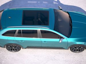 Skoda Superb Scout 2020 3D मॉडल