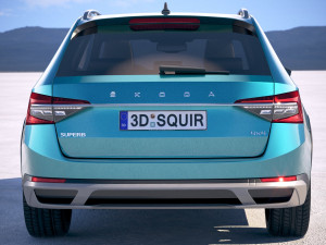 Skoda Superb Scout 2020 3D मॉडल
