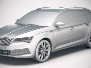 Skoda Superb Scout 2020 3D मॉडल