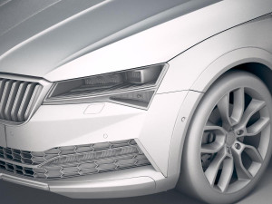 Skoda Superb Scout 2020 3D मॉडल
