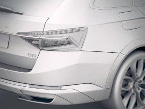Skoda Superb Scout 2020 3D मॉडल