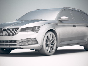 Skoda Superb Scout 2020 3D मॉडल