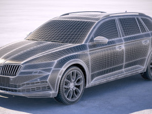 Skoda Superb Scout 2020 3D मॉडल