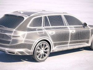 Skoda Superb Scout 2020 3D Model