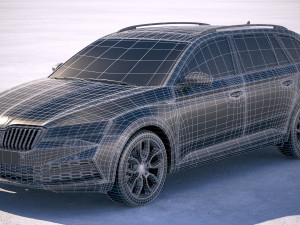 Skoda Superb Scout 2020 3D मॉडल