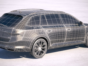 Skoda Superb Scout 2020 3D मॉडल