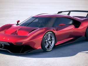 Ferrari P80C 2019 3D Model