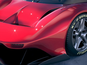 Ferrari P80C 2019 3D 모델