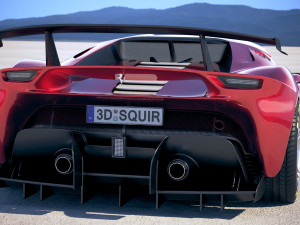 Ferrari P80C 2019 3D 모델