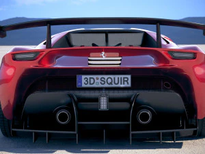 Ferrari P80C 2019 3D Model