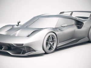 Ferrari P80C 2019 3D Model
